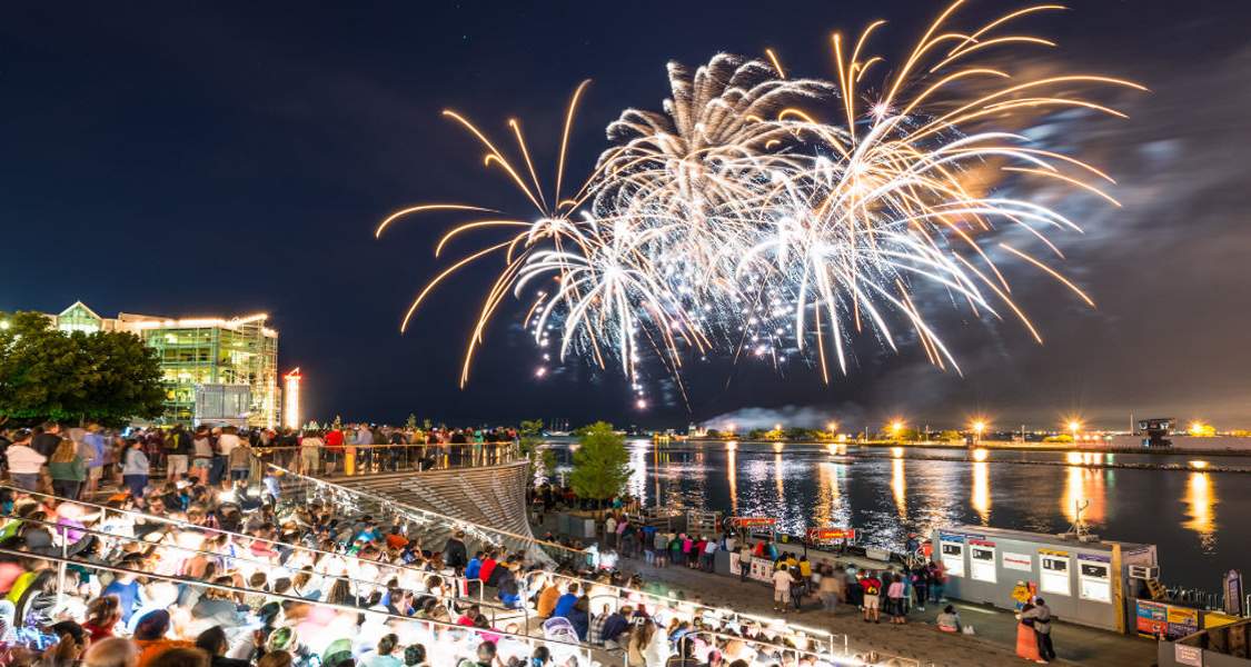 Fireworks at Navy Pier