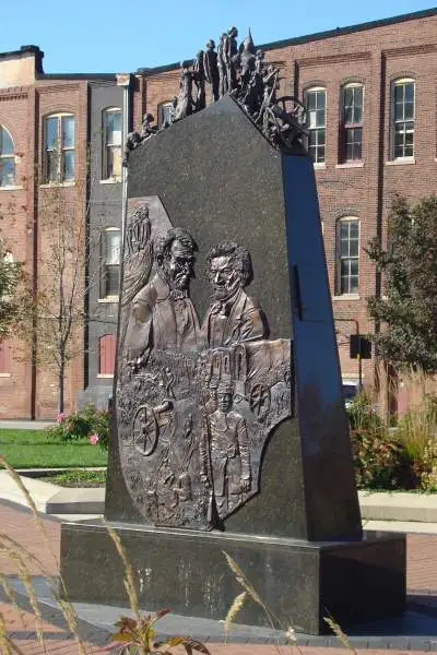 African American Statue at preston jackson park