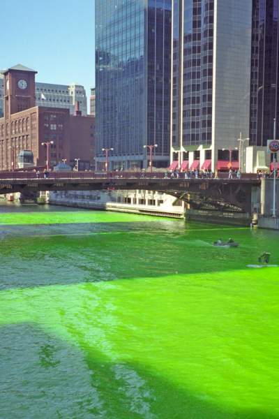 Dyeing of the Chicago River