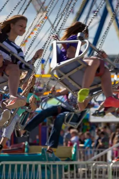 Swing ride at the state fair