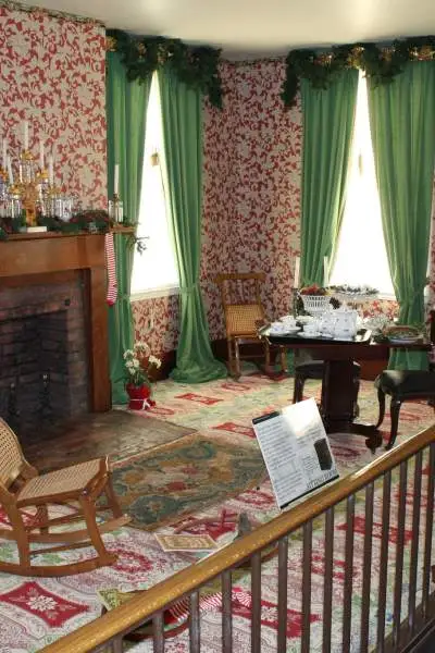 The interior of a house