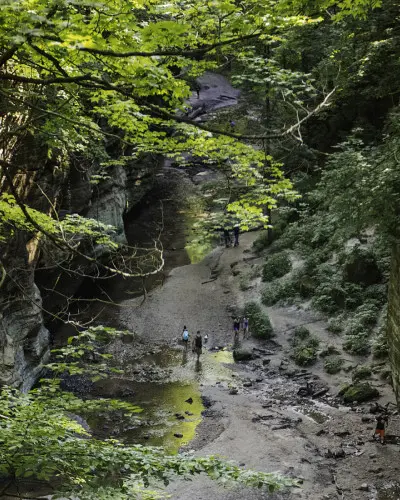 Group Walking at Starved Rock